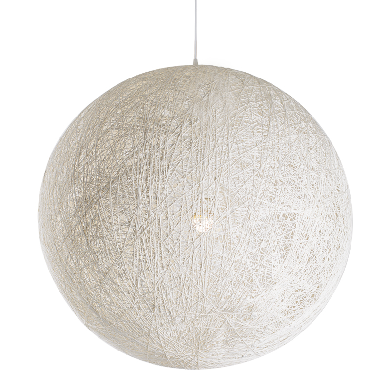Подвесной светильник Moooi Thread Papier Mache Lamp white Белый Подвесной светильник Moooi Thread Papier Mache Lamp white Белый в Костроме | Loft Concept