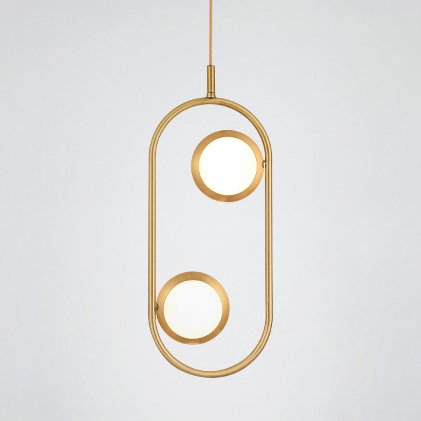Светильник HOOP LED Two Золотой Светильник HOOP LED Two Золотой в Костроме | Loft Concept