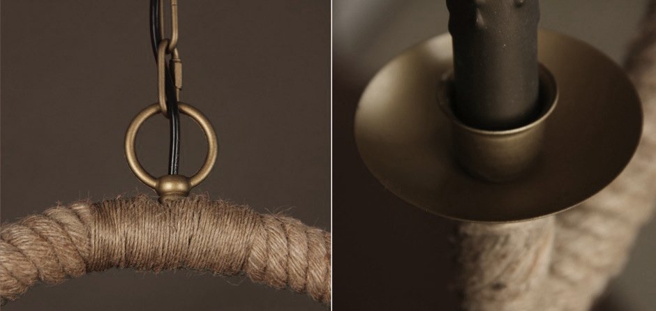 Подвесной светильник Oval Loft Rope Light Подвесной светильник Oval Loft Rope Light - Loft-Concept в Костроме