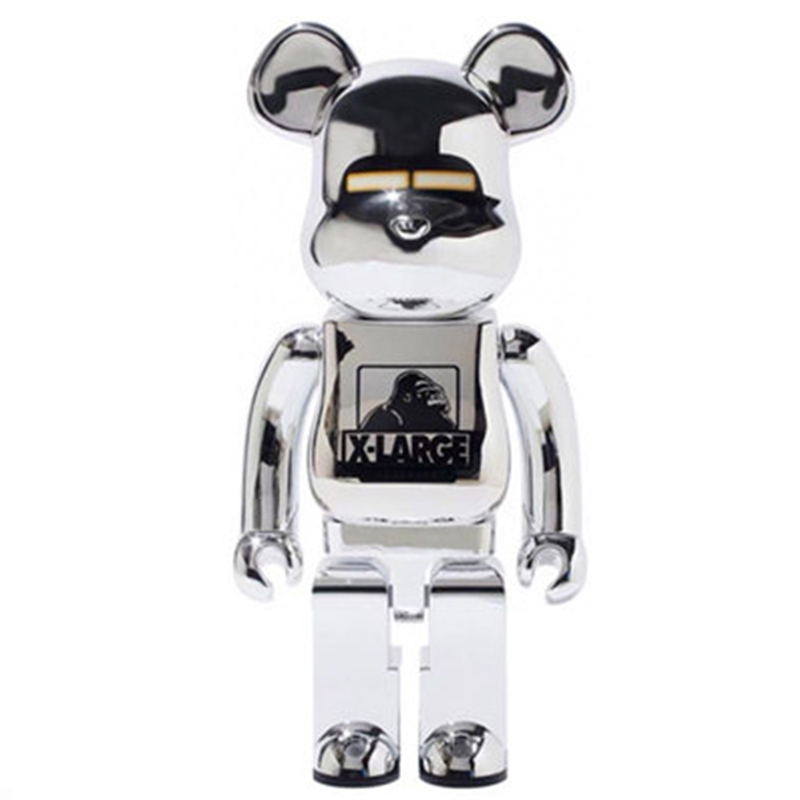 Статуэтка Bearbrick Chrome X-Large Темный хром Статуэтка Bearbrick Chrome X-Large Темный хром в Костроме | Loft Concept