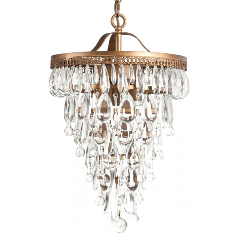 Люстра Clarissa Glass Drop Pendant 30 Бронза Люстра Clarissa Glass Drop Pendant 30 Бронза в Костроме | Loft Concept