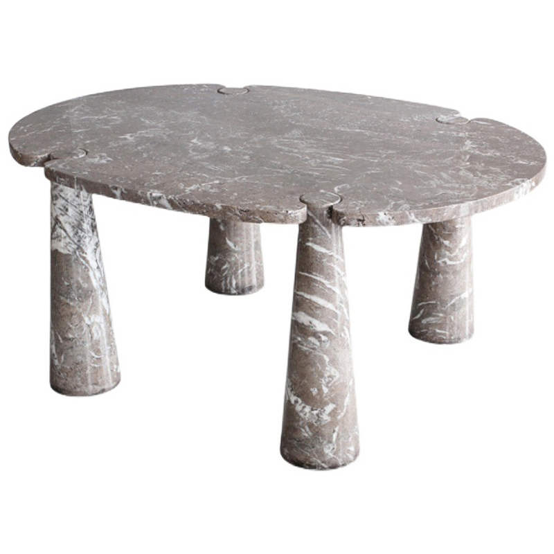 Кофейный стол Jacobi Marble Coffee Table Бежево-серый Кофейный стол Jacobi Marble Coffee Table Бежево-серый в Костроме | Loft Concept