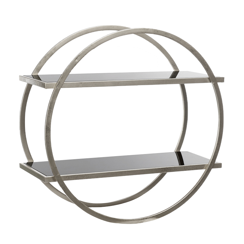 Полка Circle Silver Серый Серебряный Полка Circle Silver Серый Серебряный в Костроме | Loft Concept