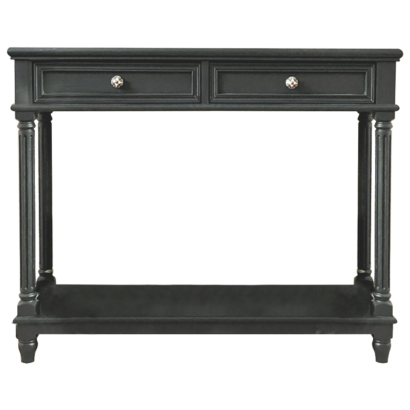 Консоль Noah Wood Console Дерево Темно-Серый Консоль Noah Wood Console Дерево Темно-Серый в Костроме | Loft Concept