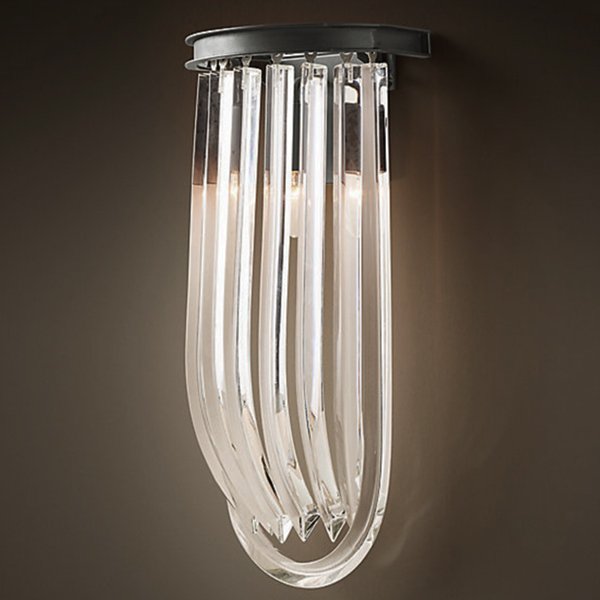 Бра Wall Lamp Greco Черный Прозрачный Бра Wall Lamp Greco Черный Прозрачный в Костроме | Loft Concept