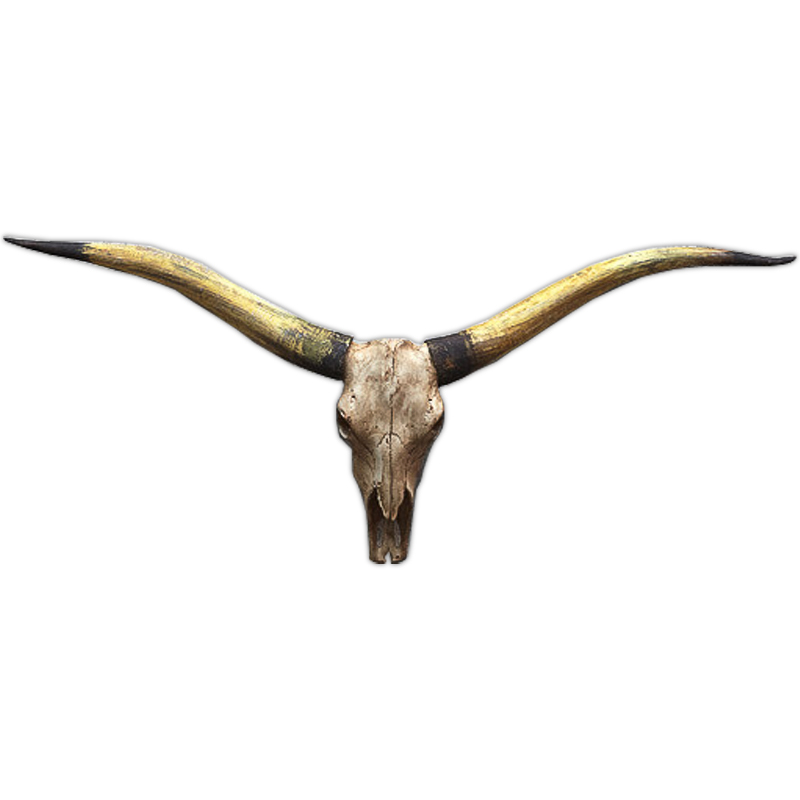 Аксессуар на стену Bull Skull beige Бежевый Аксессуар на стену Bull Skull beige Бежевый в Костроме | Loft Concept