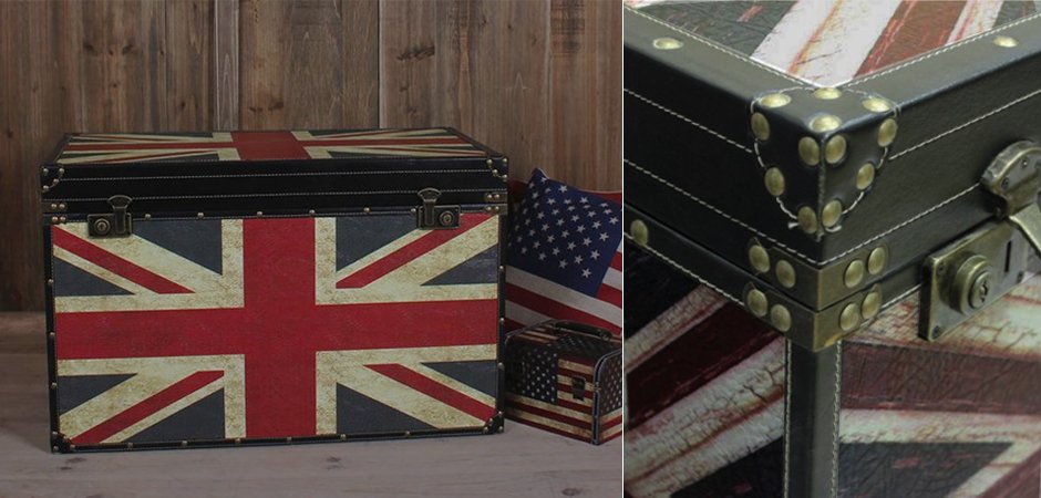 Сундук Union Jack Сундук Union Jack - Loft-Concept в Костроме