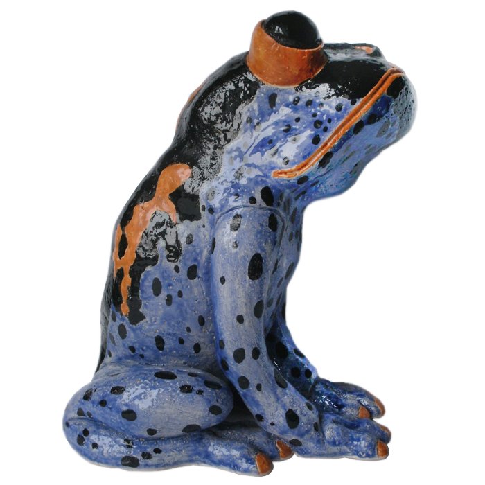Статуэтка Tropical Frog Синий Оранжевый Статуэтка Tropical Frog Синий Оранжевый в Костроме | Loft Concept