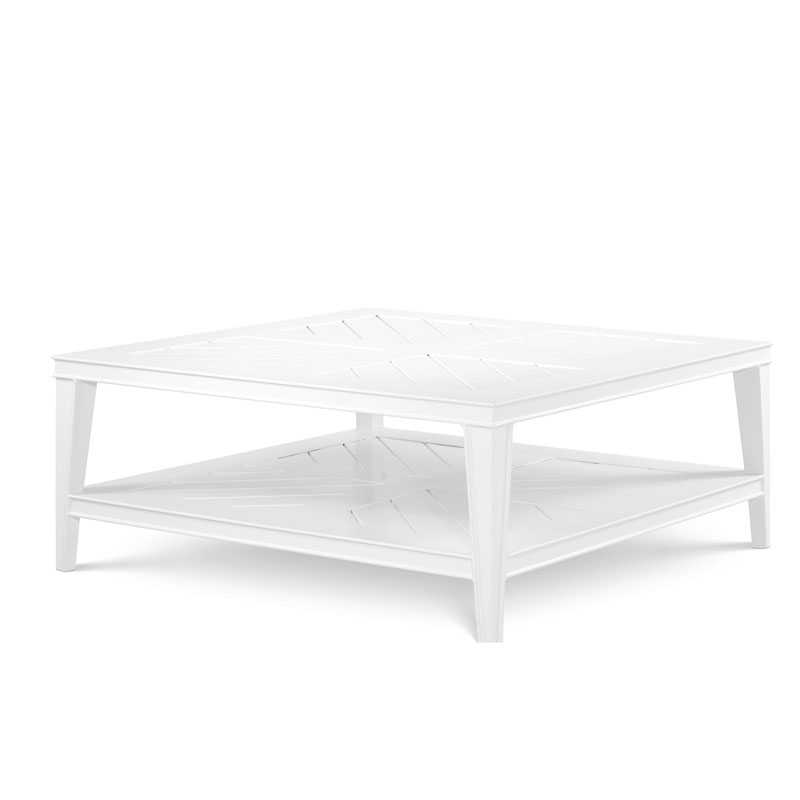 Кофейный стол Eichholtz COFFEE TABLE BELL RIVE SQUARE Белый в Костроме | Loft Concept 