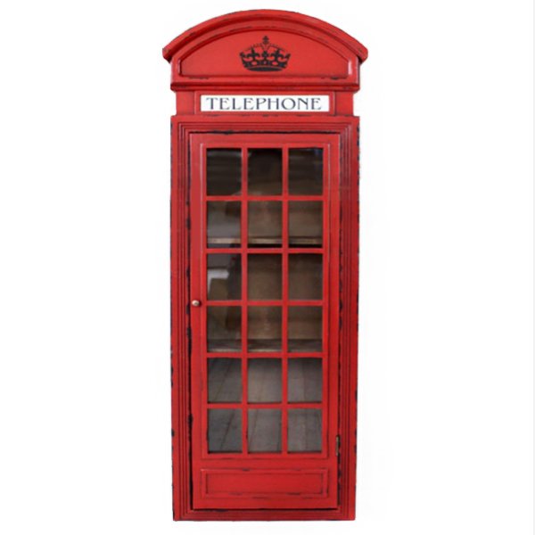 Буфет Red Telephone Box Красный Буфет Red Telephone Box Красный в Костроме | Loft Concept