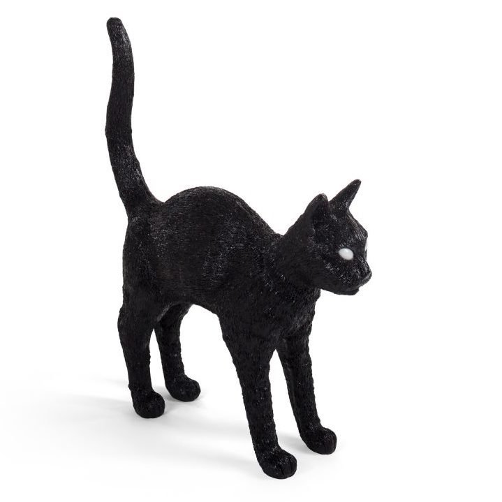 Лампа Seletti Jobby The Cat Black Черный Лампа Seletti Jobby The Cat Black Черный в Костроме | Loft Concept