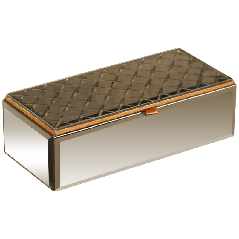 Шкатулка Vega Mirrored Box Зеркало Коричневый Шкатулка Vega Mirrored Box Зеркало Коричневый в Костроме | Loft Concept
