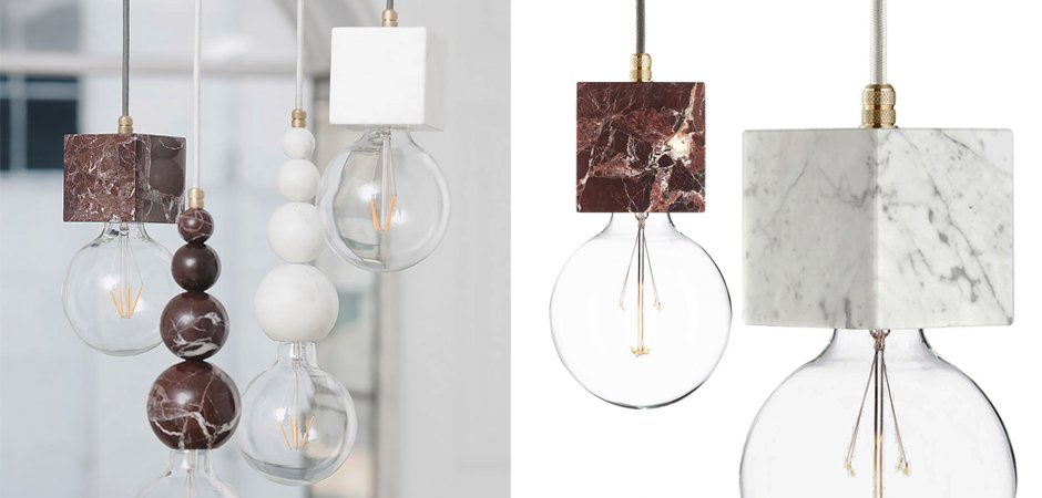 Подвесной светильник MARMOR VELDI Rosso Подвесной светильник MARMOR VELDI Rosso - Loft-Concept в Костроме