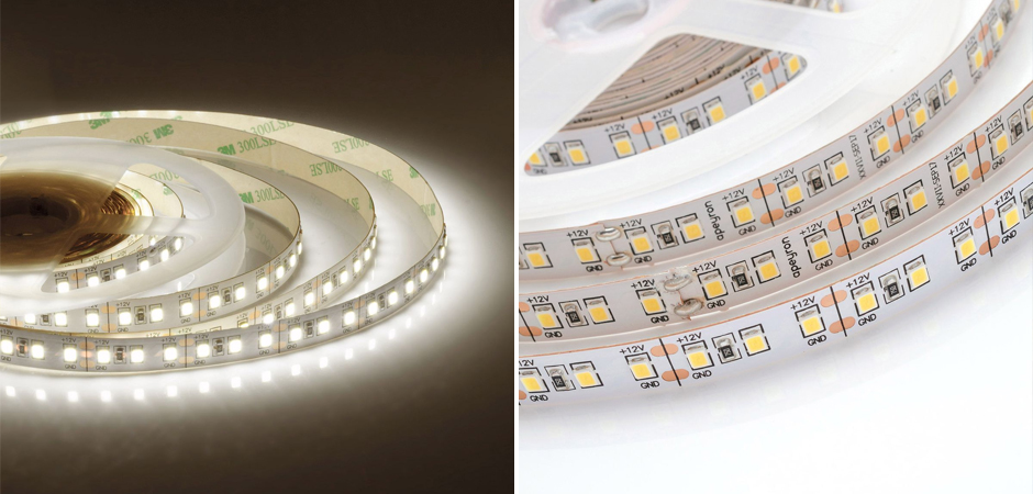 Светодиодная лента 14,4W/m 120LED/m 2835SMD теплый белый Светодиодная лента 14,4W/m 120LED/m 2835SMD теплый белый - Loft-Concept в Костроме