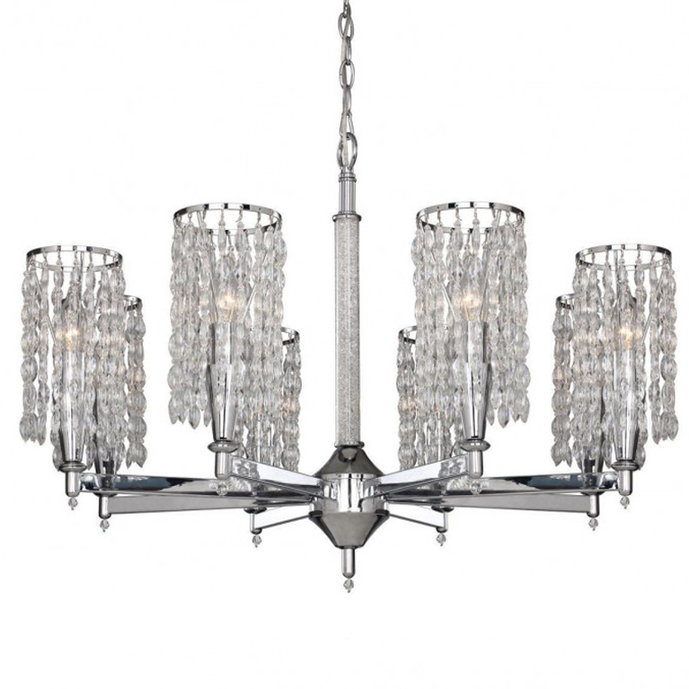 Люстра Messina Crystal Chandelier Прозрачный Хром Люстра Messina Crystal Chandelier Прозрачный Хром в Костроме | Loft Concept
