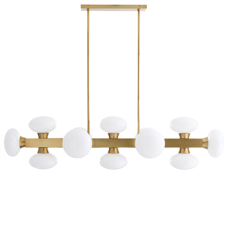 Люстра Arteriors KLARISSA CHANDELIER Золотой Белый Люстра Arteriors KLARISSA CHANDELIER Золотой Белый в Костроме | Loft Concept