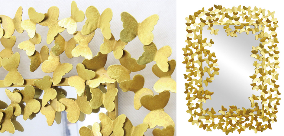 Зеркало Golden Butterflies Mirror Зеркало Golden Butterflies Mirror - Loft-Concept в Костроме