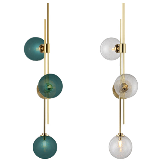 Бра TRILOGY WALL SCONCE Articolo Lighting Латунь Бирюзовый Бра TRILOGY WALL SCONCE Articolo Lighting Латунь Бирюзовый в Костроме | Loft Concept