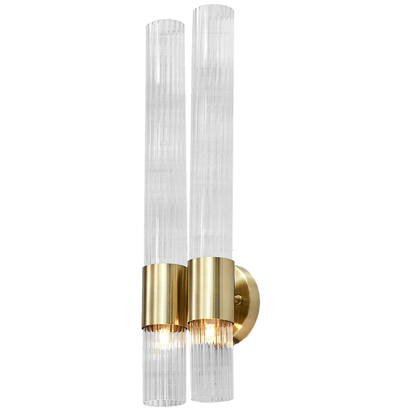 Бра Ingvar sconce Прозрачный Глянцевое золото Бра Ingvar sconce Прозрачный Глянцевое золото в Костроме | Loft Concept