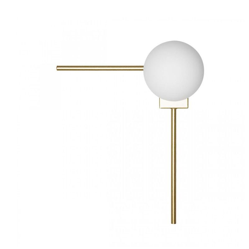Бра Direct Rays Gold 32 см Белый Золотой Бра Direct Rays Gold 32 см Белый Золотой в Костроме | Loft Concept