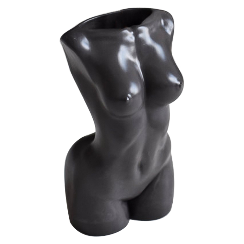 Ваза Vase Female Torso black Черный Ваза Vase Female Torso black Черный в Костроме | Loft Concept