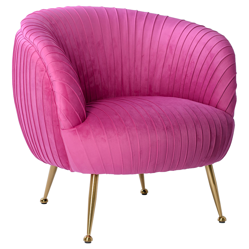 Кресло SOUFFLE CHAIR pink velor Розовый Кресло SOUFFLE CHAIR pink velor Розовый в Костроме | Loft Concept
