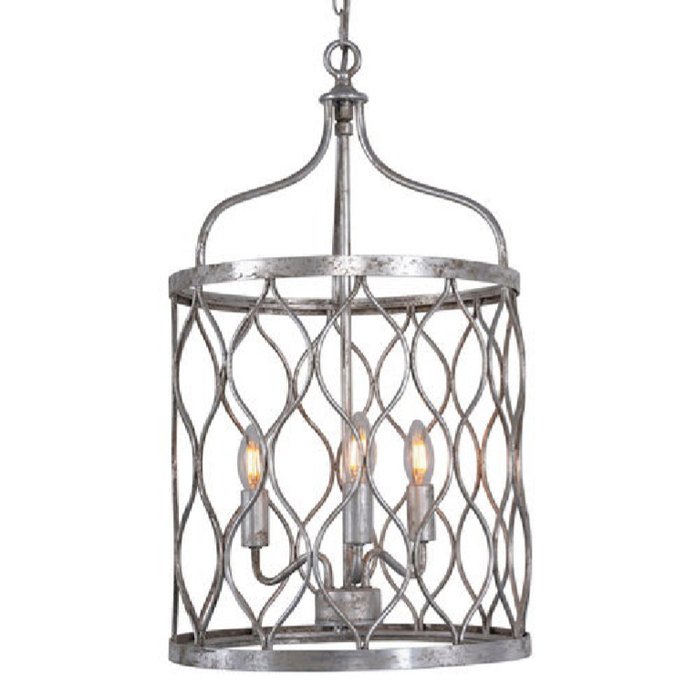 Подвесные светильники Lantern Silver Net M Pendant lamp Серебряный Подвесные светильники Lantern Silver Net M Pendant lamp Серебряный в Костроме | Loft Concept