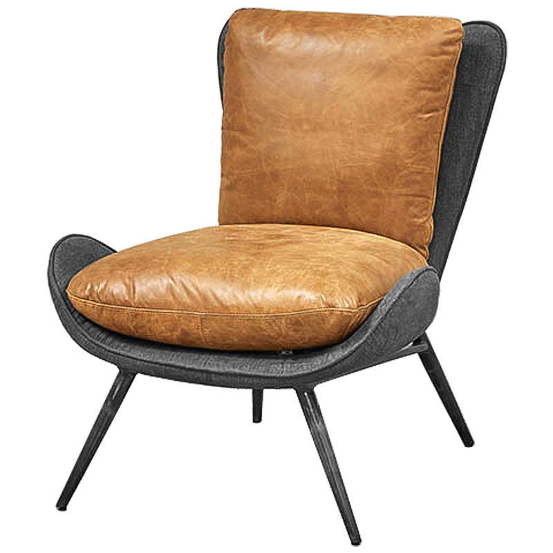 Кресло Uberto Chair Серый Карамель Кресло Uberto Chair Серый Карамель в Костроме | Loft Concept
