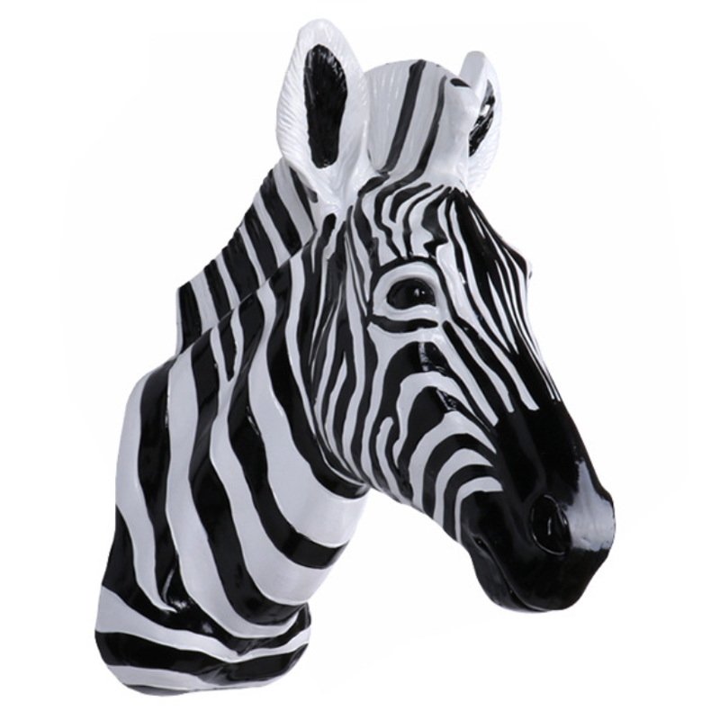 Декоративная голова зебры Zebra Декоративная голова зебры Zebra в Костроме | Loft Concept