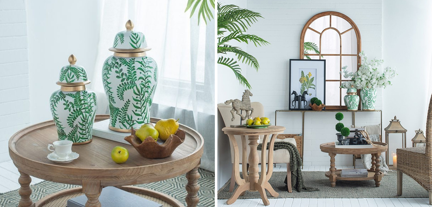 Ваза с крышкой Green Plant Vase - фото