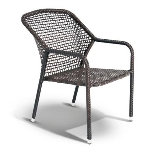 Стул Rottan armchair ton brown Коричневый Стул Rottan armchair ton brown Коричневый в Костроме | Loft Concept