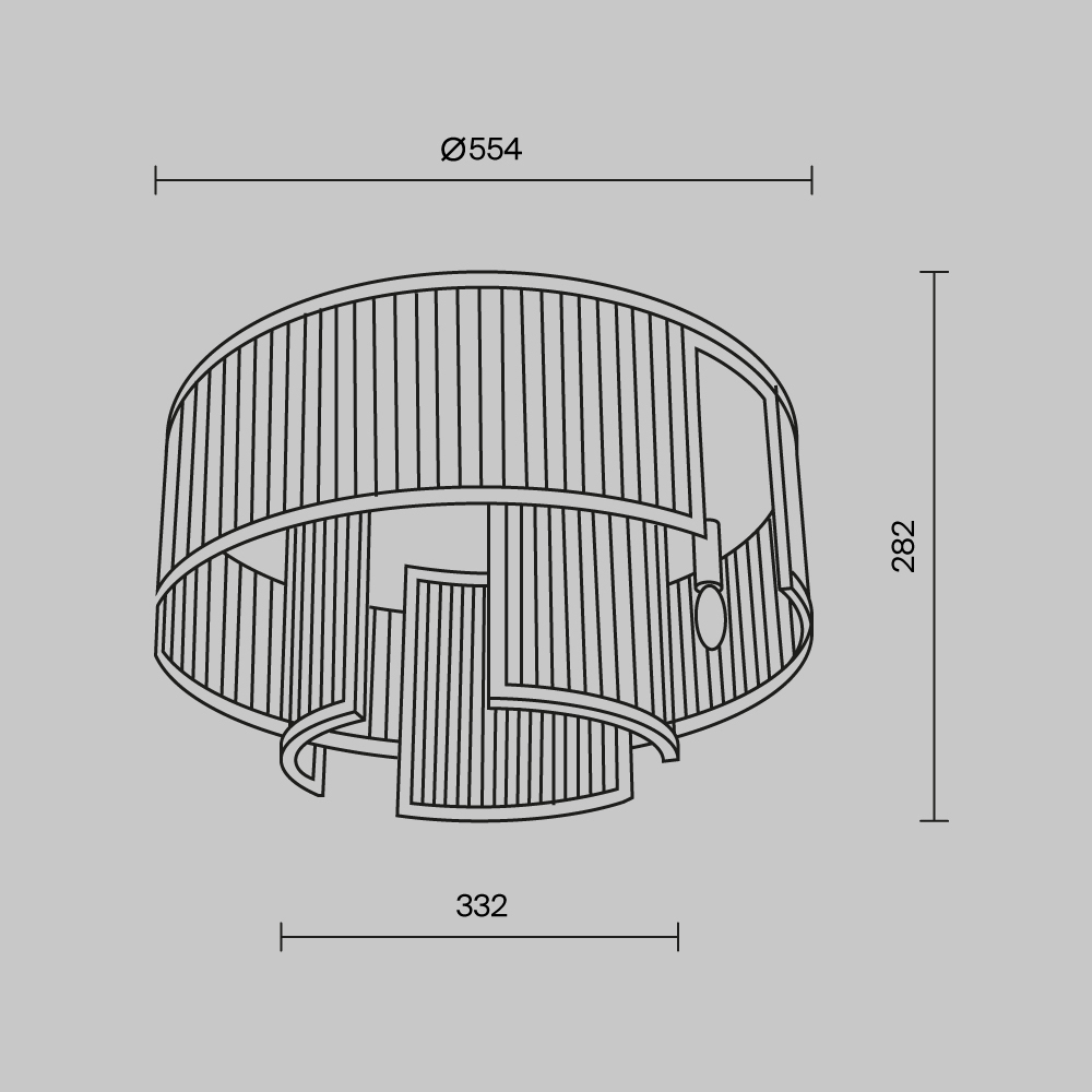 Потолочный светильник Frame Е14 в Костроме