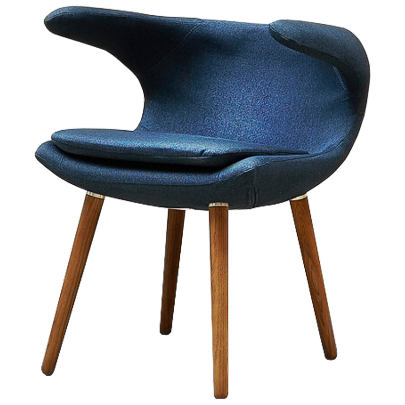 Стул Roidh Stool blue Синий Коричневый Стул Roidh Stool blue Синий Коричневый в Костроме | Loft Concept