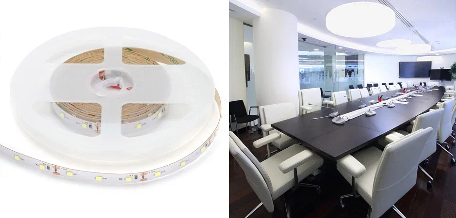 Светодиодная лента 9,6W/m 60LED/m 2835SMD холодный белый Светодиодная лента 9,6W/m 60LED/m 2835SMD холодный белый - Loft-Concept в Костроме