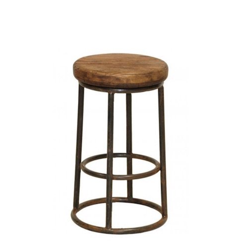 Барный стул Industrial Rust London Counter Stool Коричневый Барный стул Industrial Rust London Counter Stool Коричневый в Костроме | Loft Concept