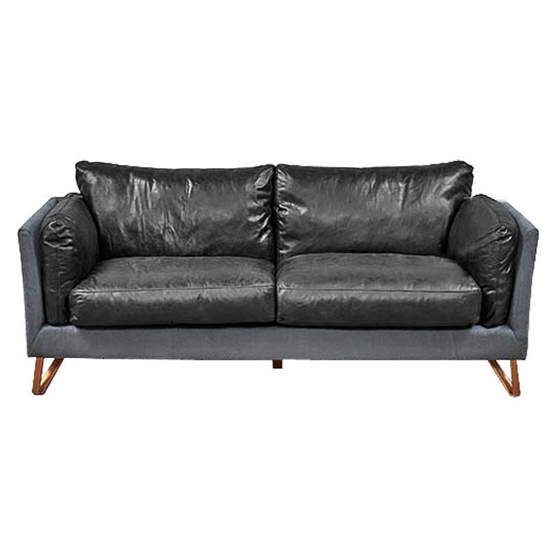 Диван Grayscale Sofa Графит Серый Медь Диван Grayscale Sofa Графит Серый Медь в Костроме | Loft Concept