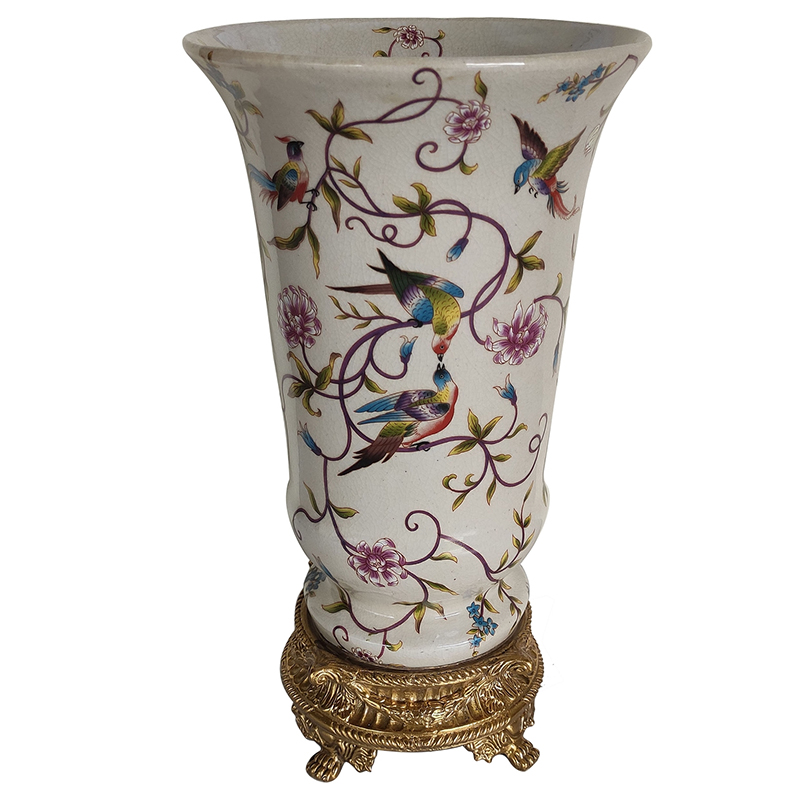 Ваза Olier Vase Бронза Белый Мульти Ваза Olier Vase Бронза Белый Мульти в Костроме | Loft Concept
