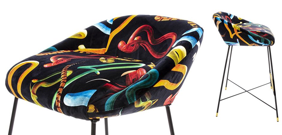 Барный стул Seletti High Stool Snakes Барный стул Seletti High Stool Snakes - Loft-Concept в Костроме