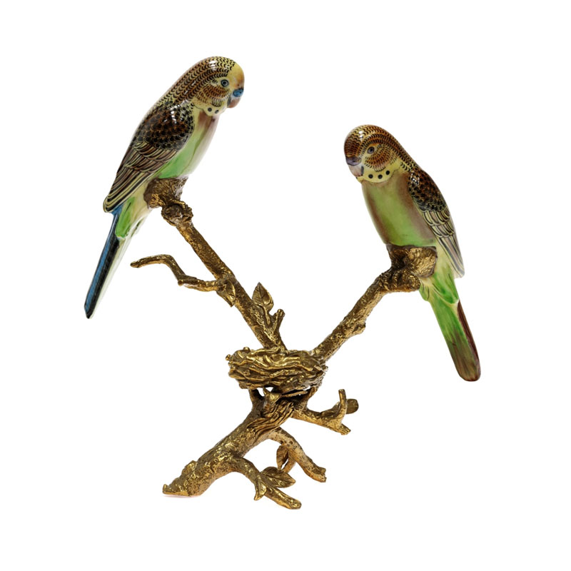 Статуэтка Duo of Parrots Мульти Статуэтка Duo of Parrots Мульти в Костроме | Loft Concept