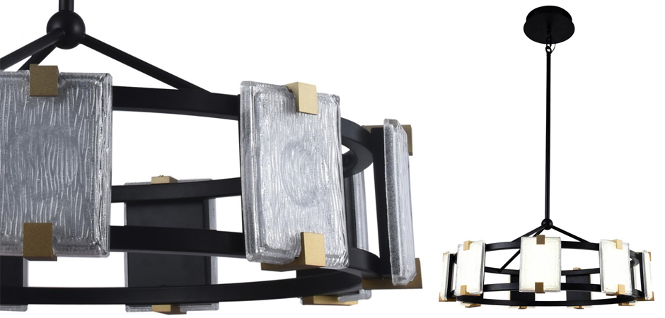 Люстра Rectangular Glass Plafon D68 Люстра Rectangular Glass Plafon D68 - Loft-Concept в Костроме
