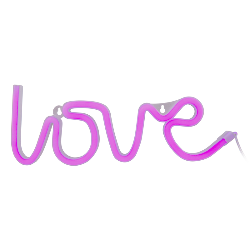 Неоновая лампа LOVE Розовый Неоновая лампа LOVE Розовый в Костроме | Loft Concept