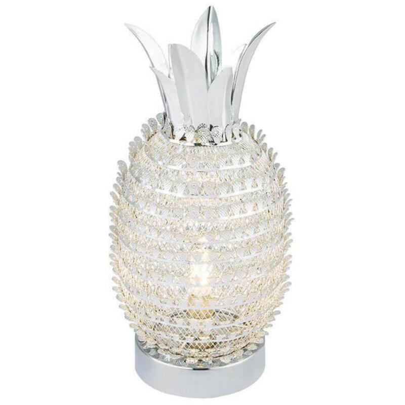 Настольная лампа Серебряный Ананас Pineapple Silver Серебряный Настольная лампа Серебряный Ананас Pineapple Silver Серебряный в Костроме | Loft Concept