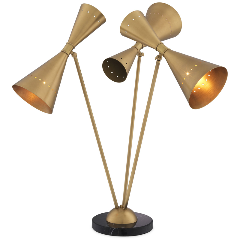 Настольная лампа Eichholtz Table Lamp Omnia Черный Латунь Античная полированная Настольная лампа Eichholtz Table Lamp Omnia Черный Латунь Античная полированная в Костроме | Loft Concept