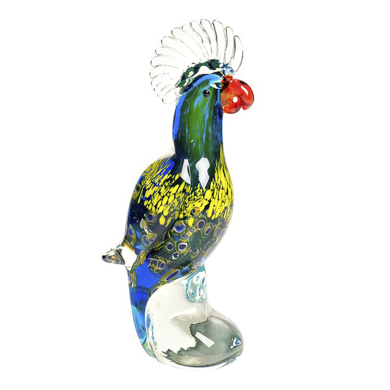 Статуэтка Glass Colored Parrot Мульти Статуэтка Glass Colored Parrot Мульти в Костроме | Loft Concept