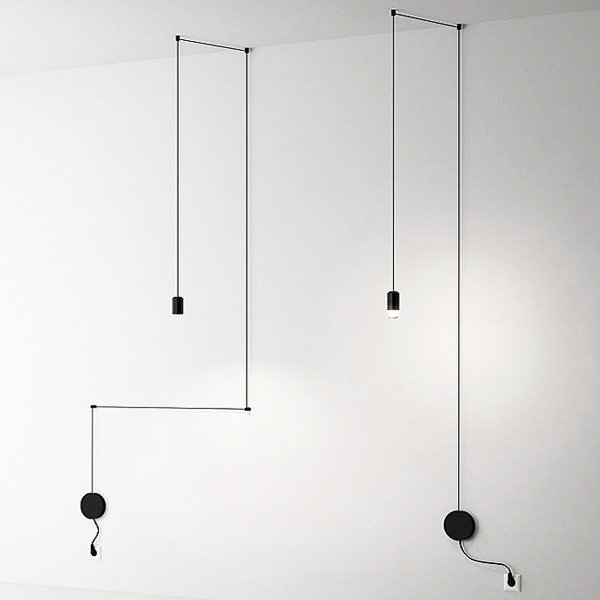 Vibia Wireflow Free-Form 0347 pendant lamp Черный Vibia Wireflow Free-Form 0347 pendant lamp Черный в Костроме | Loft Concept