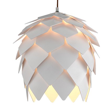 Подвесной светильник Crimea Pine Cone White Белый Подвесной светильник Crimea Pine Cone White Белый в Костроме | Loft Concept