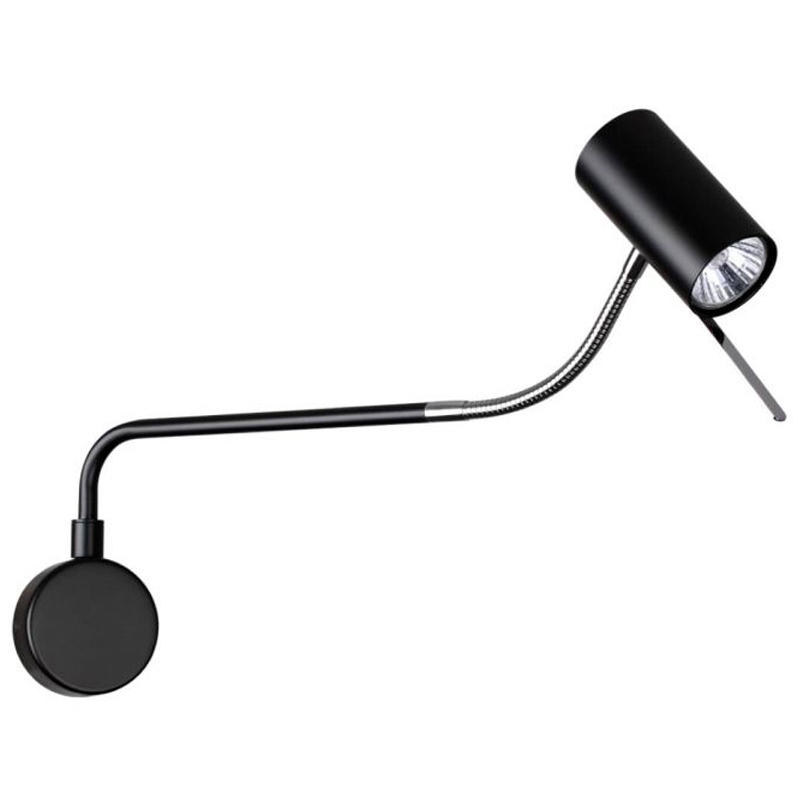 Гибкое бра Trumpet Wall Lamp Хром Хром Черный Гибкое бра Trumpet Wall Lamp Хром Хром Черный в Костроме | Loft Concept