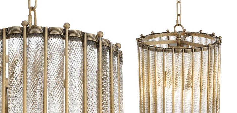Люстра Lantern Tiziano Antique Brass Люстра Lantern Tiziano Antique Brass - Loft-Concept в Костроме