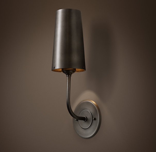 Бра RH Modern Taper Sconce with Metal Shade Бра RH Modern Taper Sconce with Metal Shade в Костроме | Loft Concept