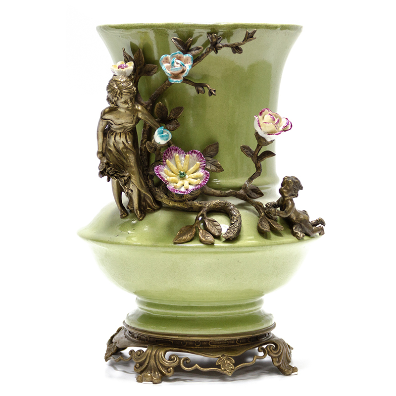 Ваза Bronze Mother Child Vase Бронза Зеленый смок Мульти Ваза Bronze Mother Child Vase Бронза Зеленый смок Мульти в Костроме | Loft Concept